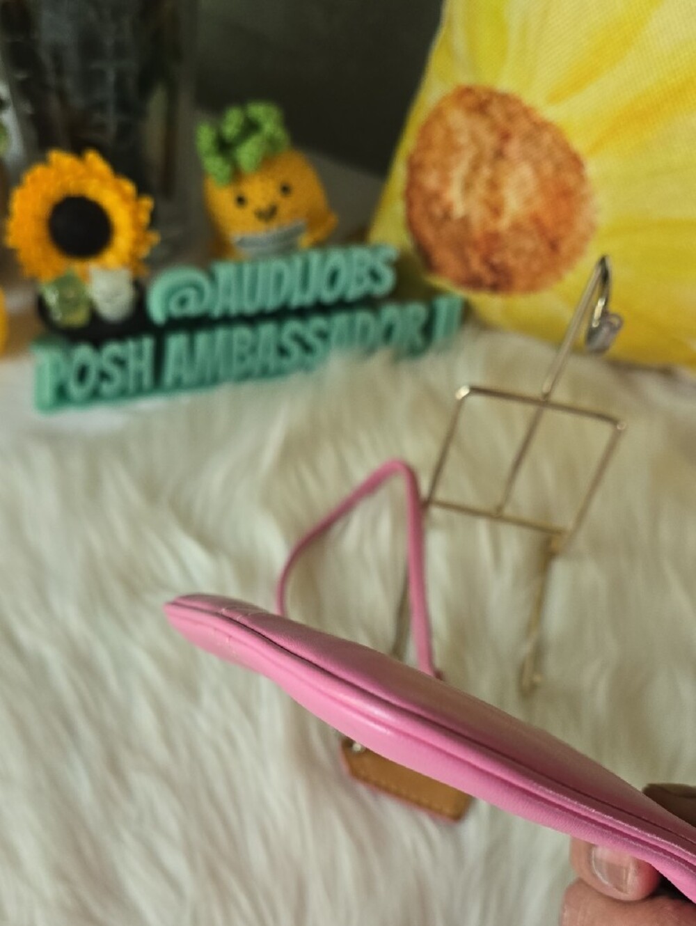 Coach Y2K BARBIE Pink Leather Wristlet Clutch EUC - Picture 7 of 14